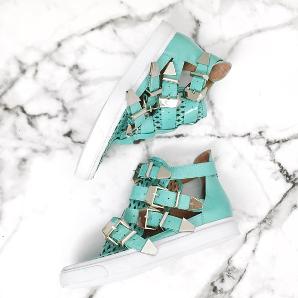Jeffrey Campbell Shoes - Jeffrey Campbell High Top Buckle Sneakers